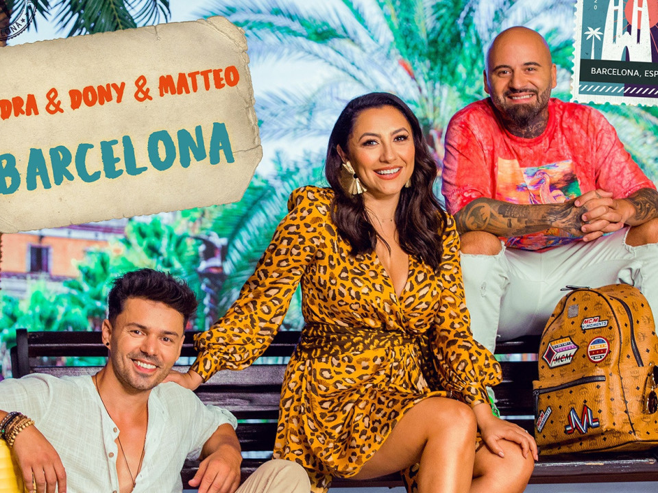 Andra, Dony şi Matteo ne invită într-o călătorie muzicală, cu noua lor piesă „Barcelona”