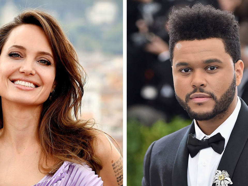 Second date? Angelina Jolie și The Weeknd, surprinși la același concert!