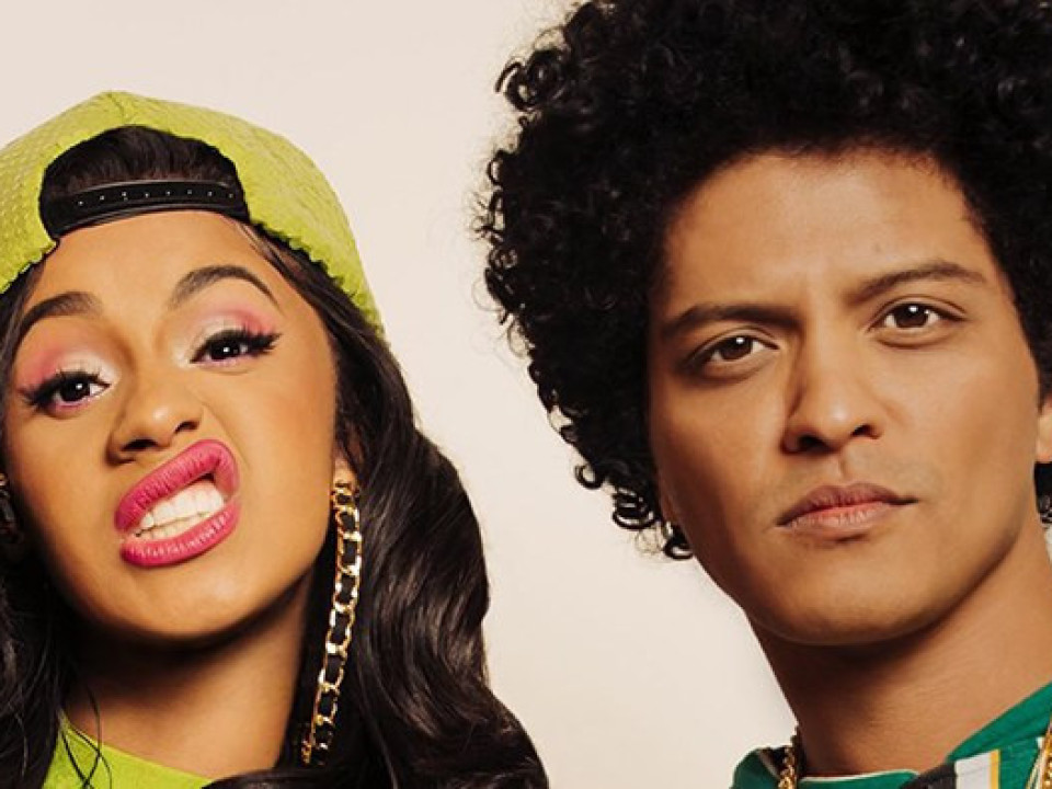 Bruno Mars și Cardi B aduc înapoi anii '90 cu un videoclip surpriză