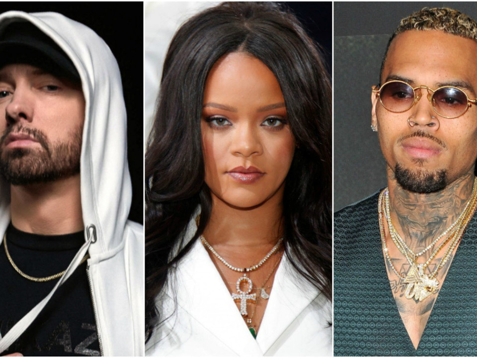 Eminem i-a luat apărarea lui Chris Brown, atunci când acesta a abuzat-o pe Rihanna