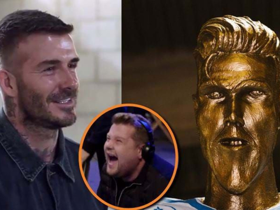 Farsa zilei | David Beckham și-a văzut pentru prima dată statuia. E mai reușită decât cea a lui Ronaldo?