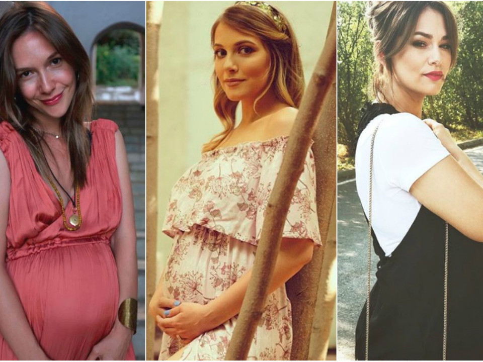Adela Popescu, Andreea Ibacka și Feli - cele mai adorabile momente din timpul sarcinii!