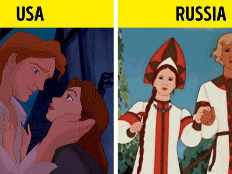 FOTO | Cât de diferit arată aceleași personaje din desene animate în anumite țări!