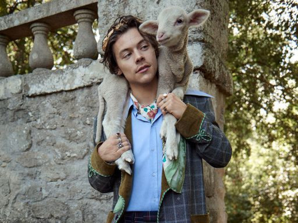 Fotografii adorabile cu Harry Styles, pentru o nouă colecție de costume pentru bărbați
