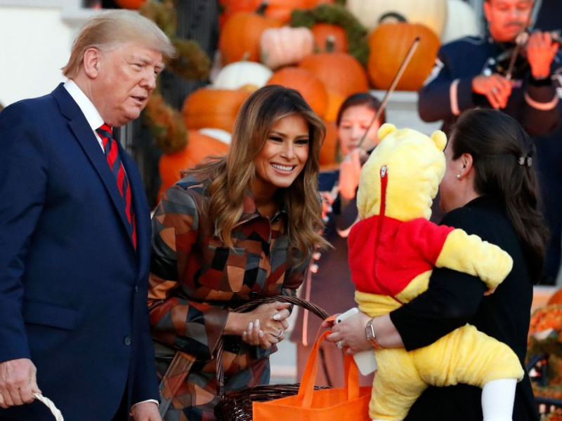 VIRAL | Donald Trump și soția lui, protagoniștii unui moment penibil de Halloween
