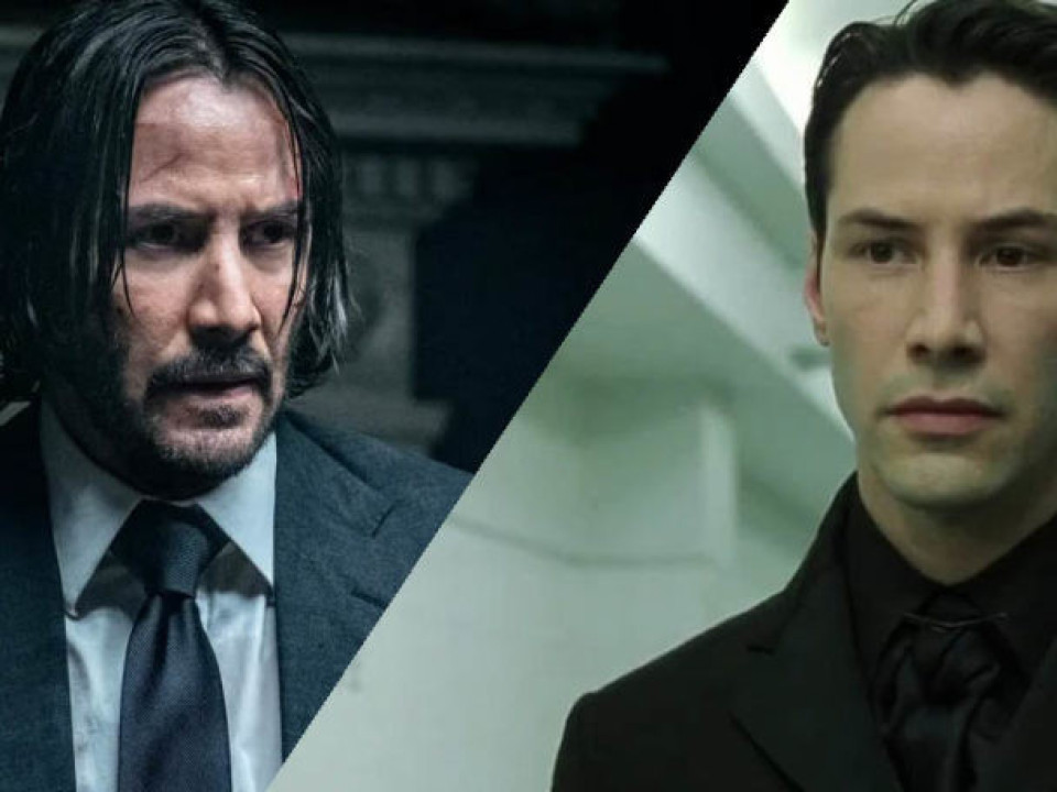 Keanu Reeves vs. Keanu Reeves. „Matrix 4” și „John Wick 4” vor fi lansate în aceeași zi!