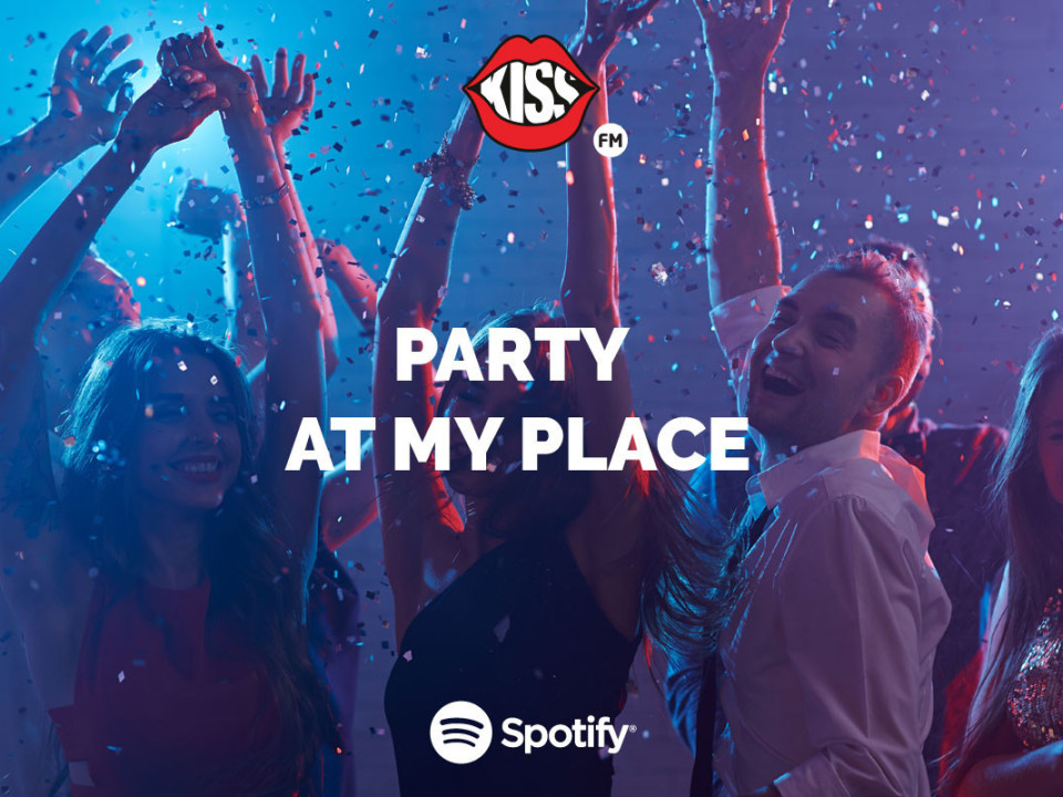 Vrei să te distrezi acasă diseară? Încearcă playlist-ul Party At My Place, exclusiv pe Spotify!
