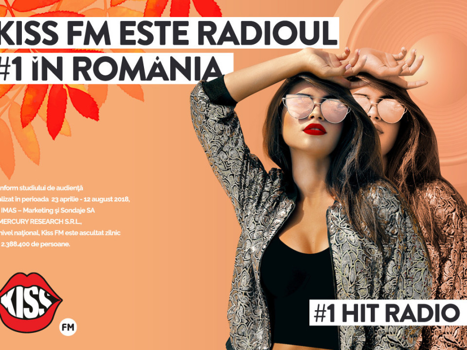 Kiss FM este radioul numărul 1 din România! Vă mulțumim!