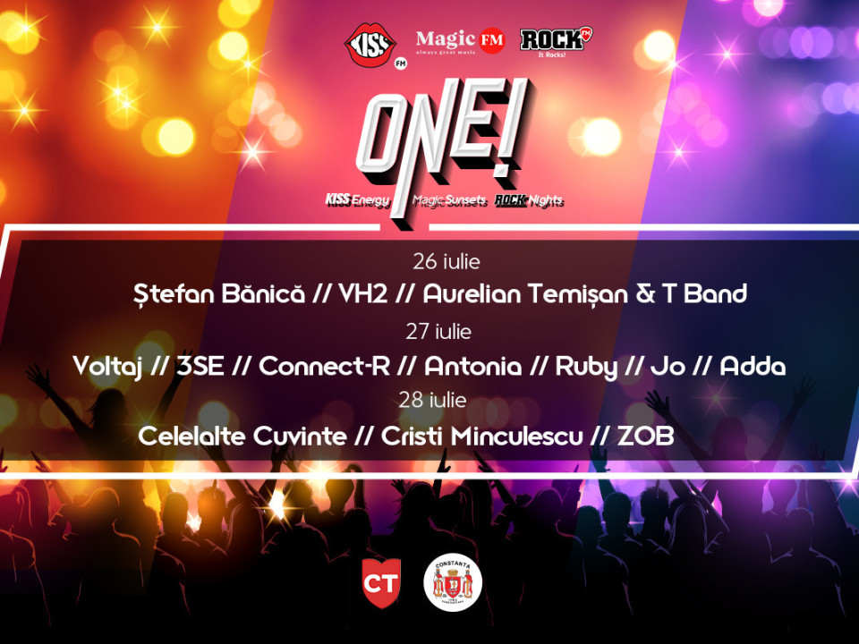 ONE! Festival debutează în Piața Ovidiu din Constanța, pe 26 iulie