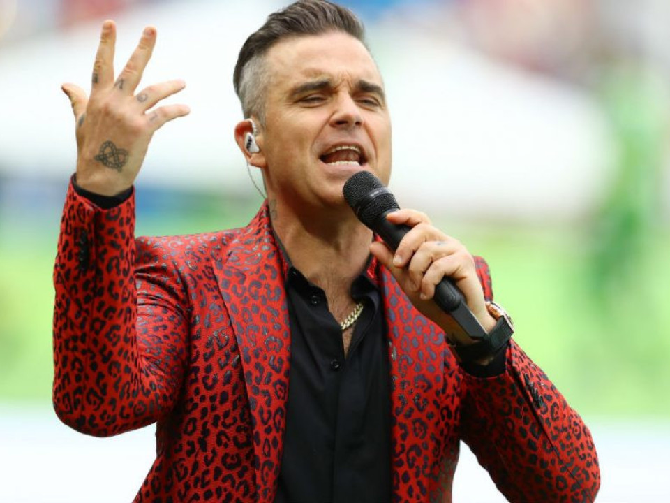 VIDEO | Gestul obscen făcut de Robbie Williams la deschiderea Cupei Mondiale 2018