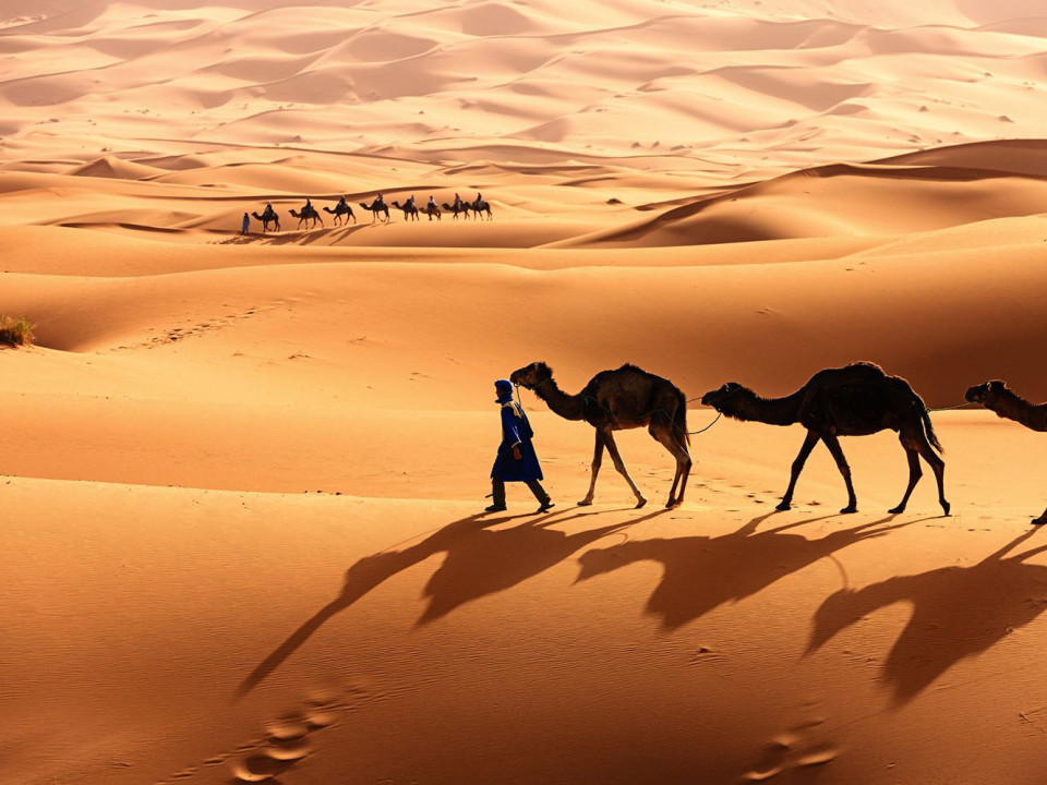 FOTO | Cum arată deșertul Sahara acoperit cu zăpadă