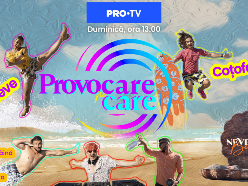 În luna august, pe PRO TV, creatorii UNTOLD și NEVERSEA lansează emisiunea „Provocare pe care!”