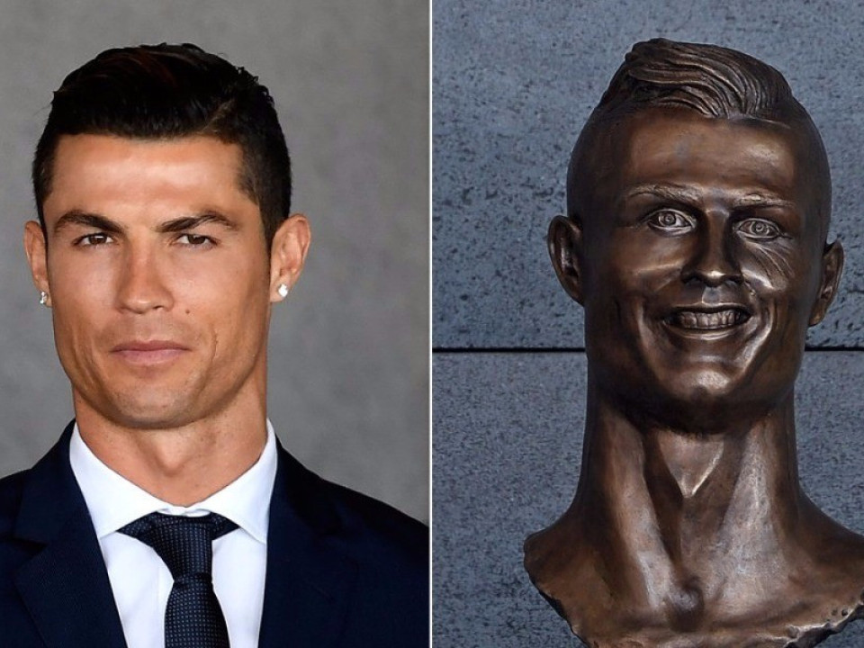 Sculptorul care i-a făcut un bust lui Ronaldo revine după un an cu o nouă operă