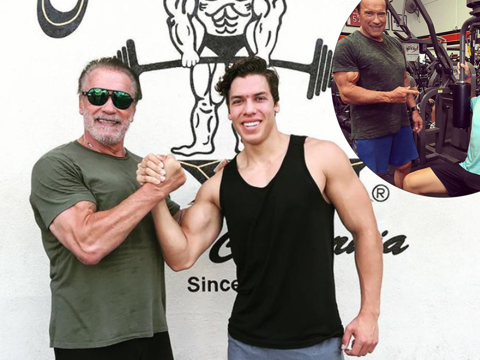 Fiul lui Arnold Schwarzenegger îi calcă pe urme, deși nu vrea să-i ia numele. Cum arată tânărul de 24 de ani
