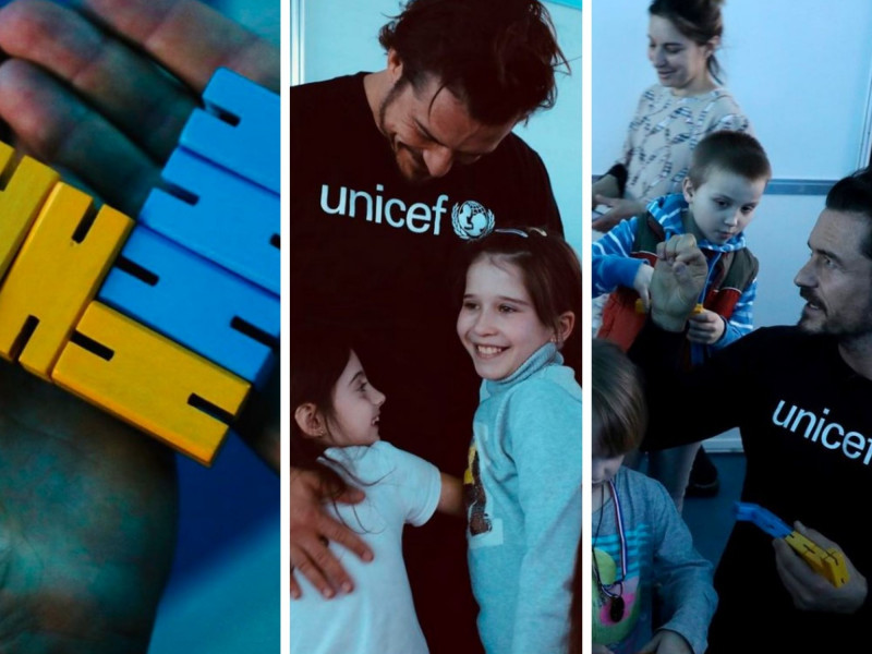 Orlando Bloom a ajuns în Republica Moldova pentru a-i ajuta pe copiii care au fugit de războiul din Ucraina