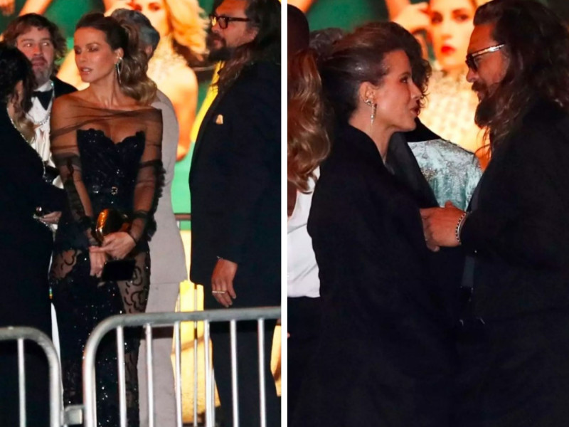 Jason Momoa și Kate Beckinsale au apărut în ipostaze intime la Premiile Oscar