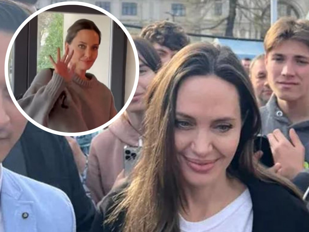 Angelina Jolie, vizită surpriză în Ucraina - actrița s-a plimbat prin Liov și s-a pozat cu trecătorii
