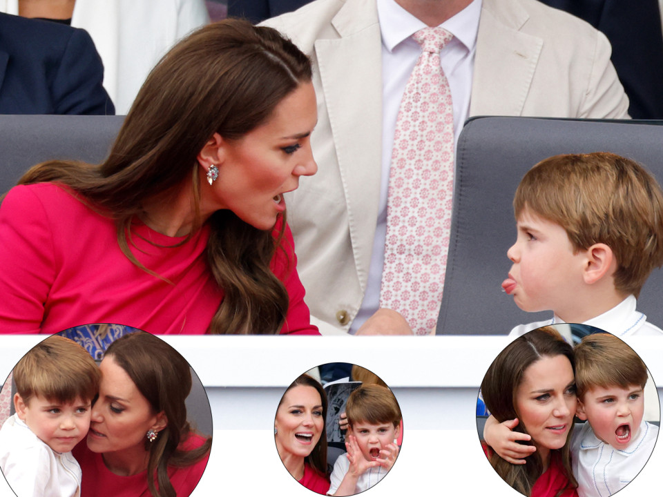 Un expert lămurește problema: Ce i-a spus Kate Middleton prințului Louis, în timpul tantrumului de la Jubileul de Platină