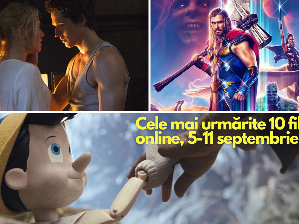 Cele mai urmărite 10 filme online în România în intervalul 5 și 11 septembrie