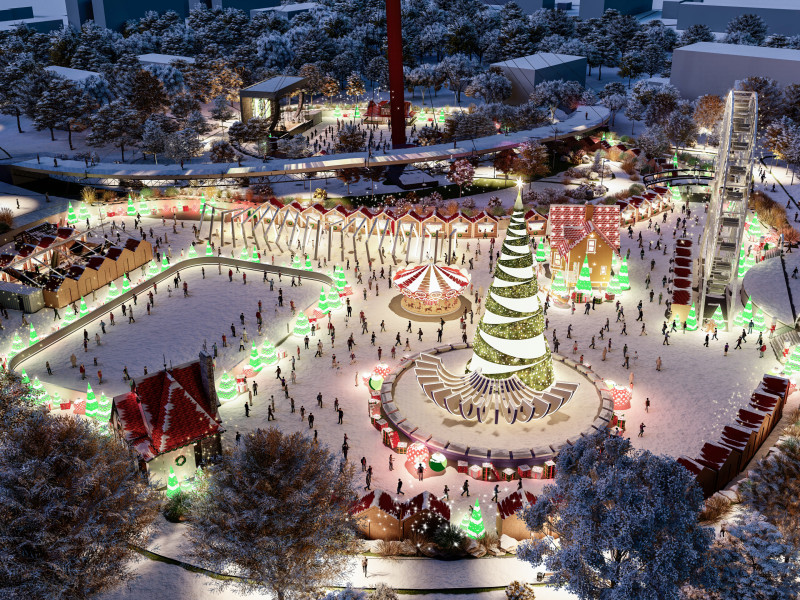 Cum va arăta Târgul de Crăciun organizat de UNTOLD în Parcul Drumul Taberei