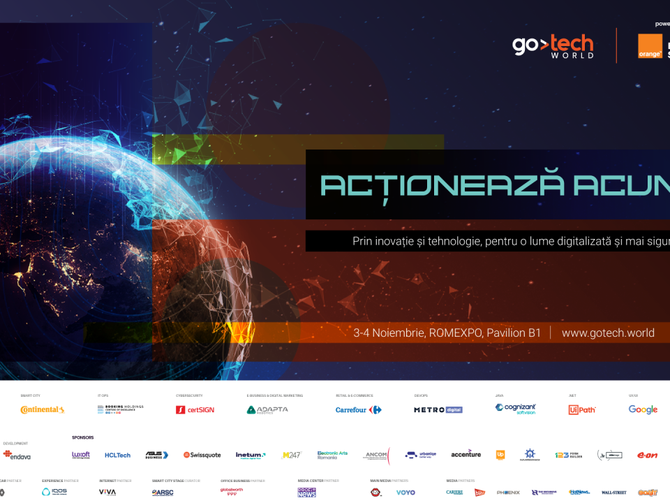 Începe GoTech World 2022 pe 3 noiembrie