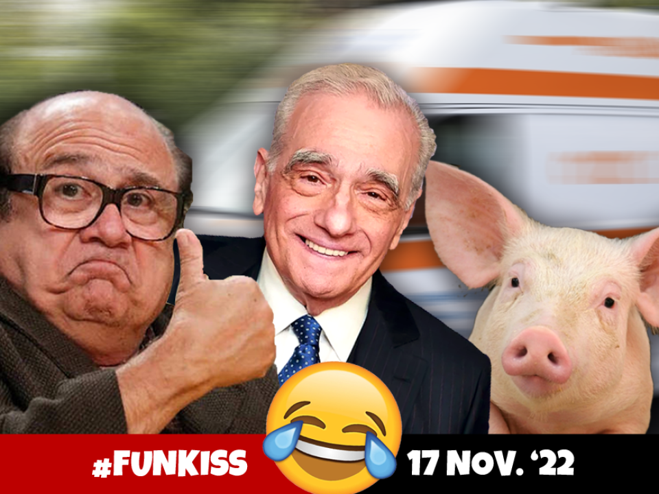 Funkiss 17 noiembrie | Rachete, porci și Danny DeVito