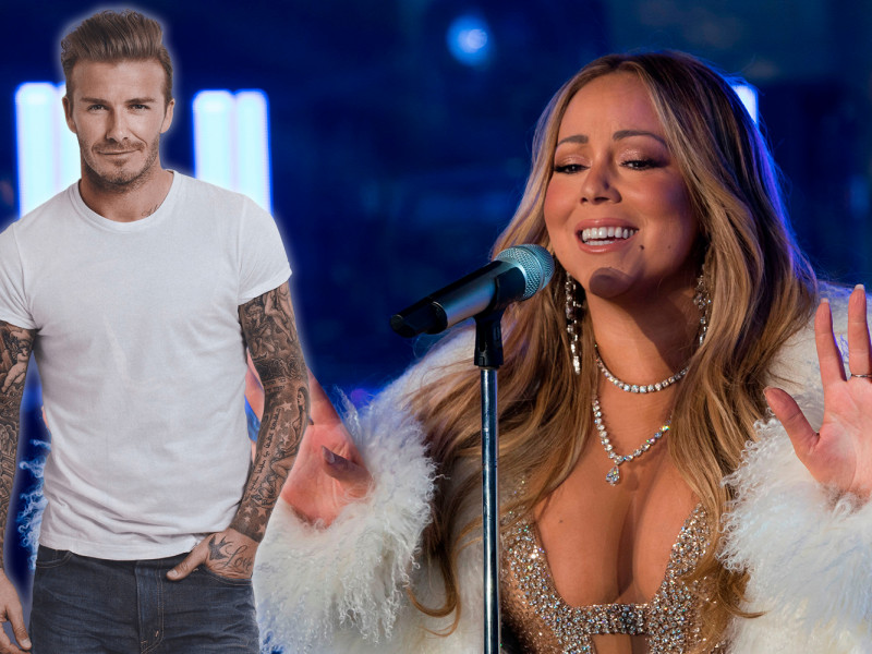 Mariah Carey se declară fana lui David Beckham, după ce l-a auzit cântând „All I Want For Christmas”