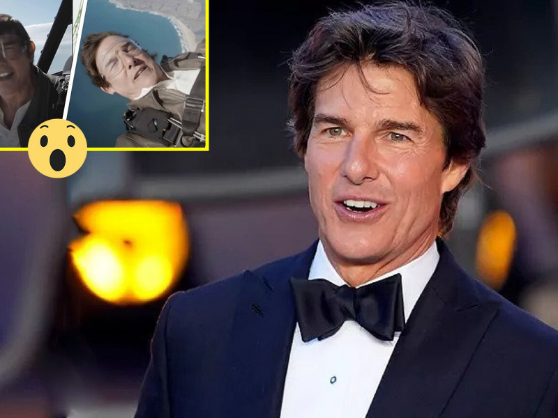 Tom Cruise le-a mulțumit fanilor pentru susținerea acordată și s-a filmat în timp ce a sărit dintr-un avion
