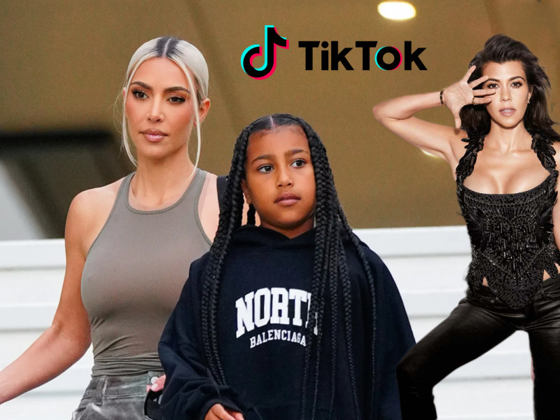 North West face mișto de mama ei, Kim Kardashian