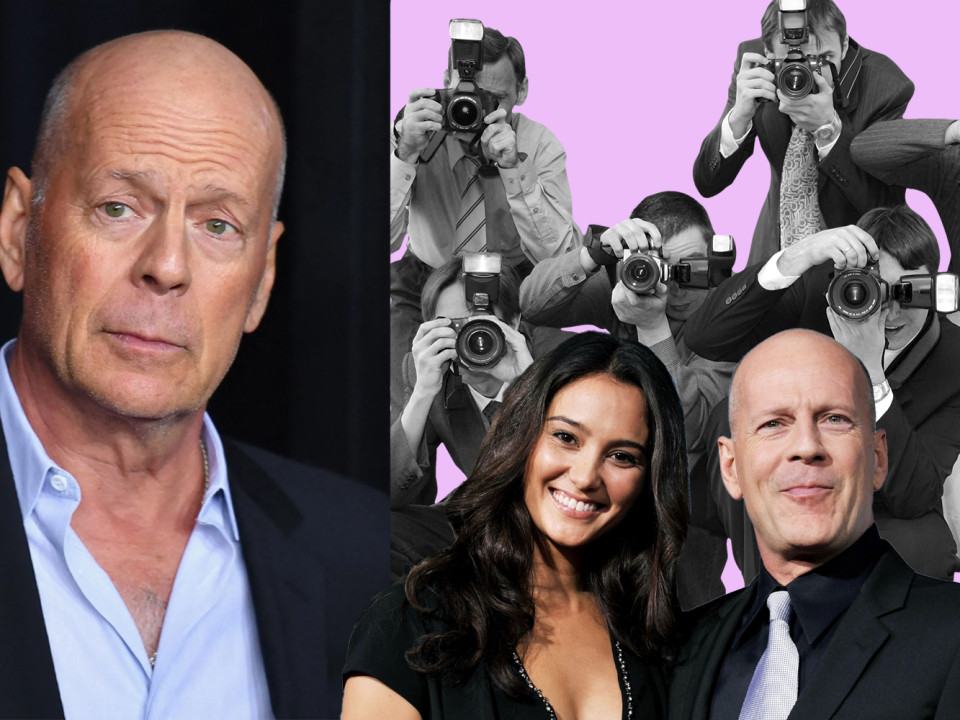 Soția lui Bruce Willis îi roagă pe paparazzi să nu mai țipe la actor atunci când îl văd pe stradă