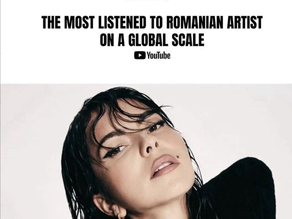 INNA, cel mai ascultat artist român pe YouTube, la nivel internațional
