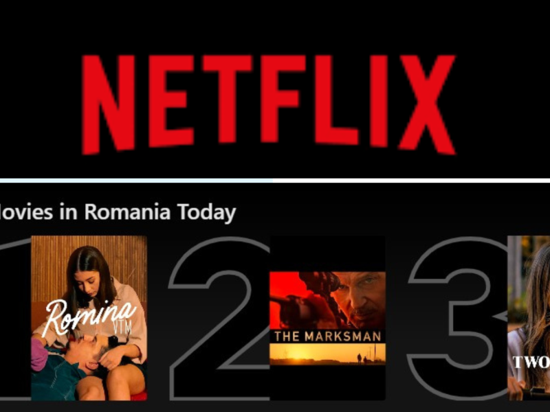 „Romina, VTM” - locul 1 în top 10 cele mai vizionate filme ale momentului pe Netflix România