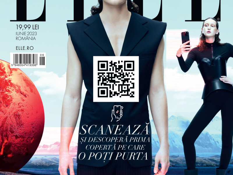 Revista ELLE lansează prima copertă pe care o poți purta din România