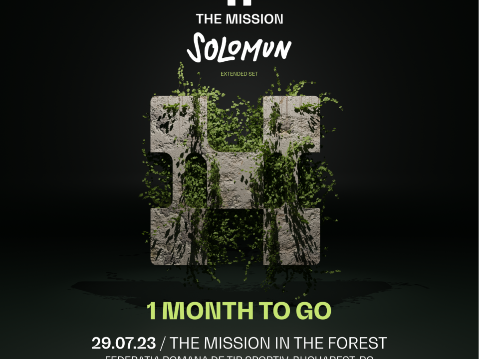 O lună până la The Mission in the Forest: DJ Solomun din Grand Theft Auto (GTA) aduce adrenalina în Pădurea Băneasa