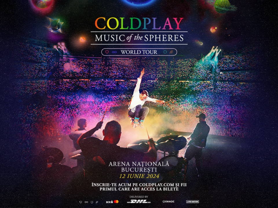 Coldplay confirmă a treia parte a turneului european, cu show-uri în premieră în București, Atena și Helsinki