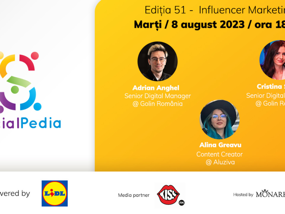 Totul despre „Influencer Marketing în 2023” cu Adrian Anghel, Cristina Stroiu și Aluziva