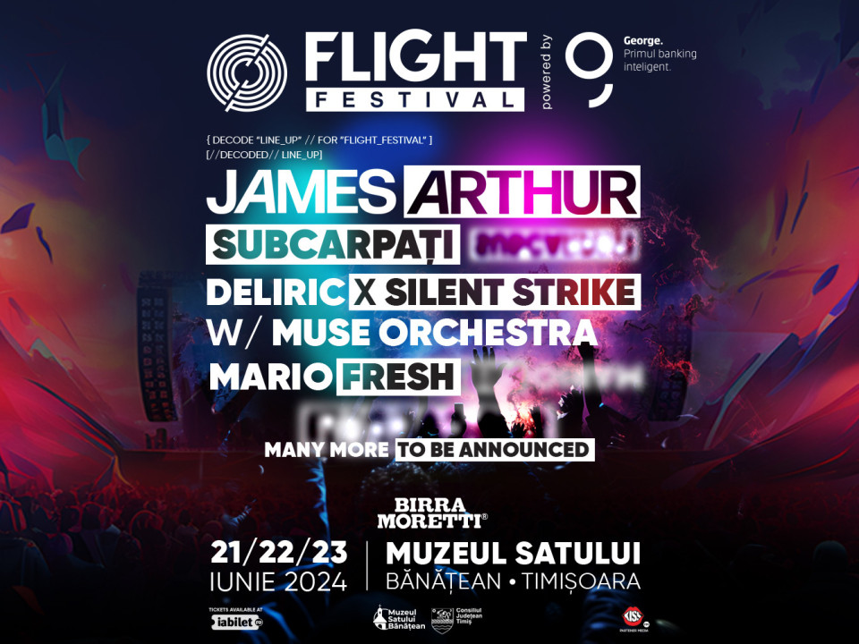 Flight Festival 2024: cine sunt primii artiști care vor veni la Timișoara
