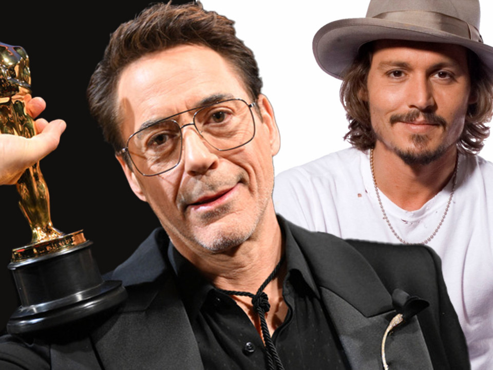 Johnny Depp s-a bucurat pentru Oscarul câștigat de Robert Downey Jr.