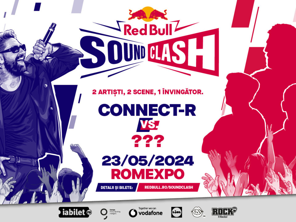 Red Bull SoundClash, 2024: Connect-R, primul artist confirmat în duelul muzical al anului