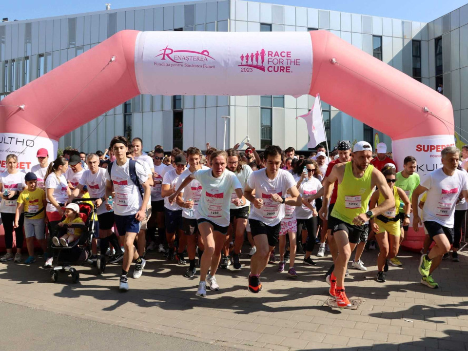 Fundația Renașterea a dat START înscrierilor la cursa caritabilă - Race for the Cure Romania - ediția a 10-a, din 8 iunie